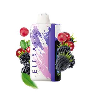 پاد یکبار مصرف الف بار آیس کینگ ۳۰۰۰۰ پاف تمشک سیاه ذغال اخته | ELF BAR Ice King 30000 Puffs 6 پاد یکبار مصرف الف بار آیس کینگ ۳۰۰۰۰ پاف تمشک سیاه ذغال اخته