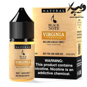 سالت ویرجینیا توباکو بلک نوت Black Note Virginia Tobacco