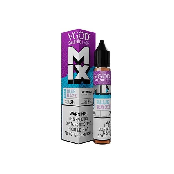 سالت تمشک آبی یخ ویگاد VGOD Mix Blue Razz Iced Saltnic