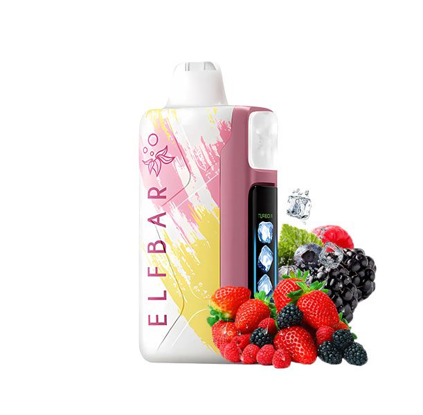 پاد یکبار مصرف الف بار آیس کینگ ۳۰۰۰۰ پاف میکس بری | ELF BAR Ice King 30000 Puffs Mixed Berry