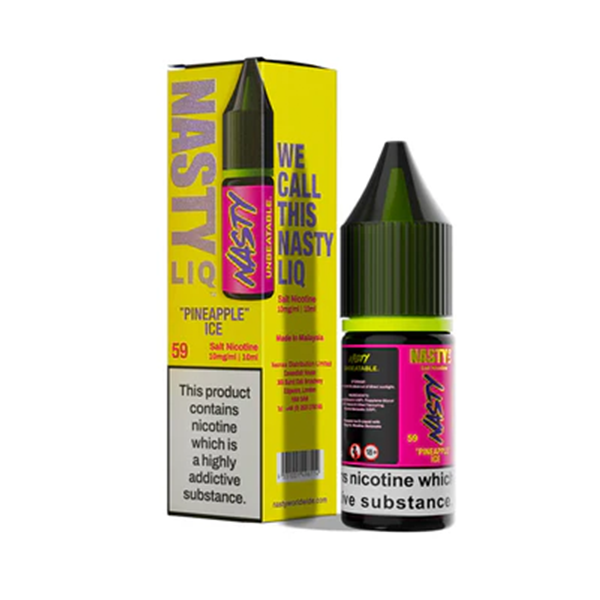 سالت آناناس یخ نستی ۱۰ میل Nasty Pineapple Ice Liq 59 10ML