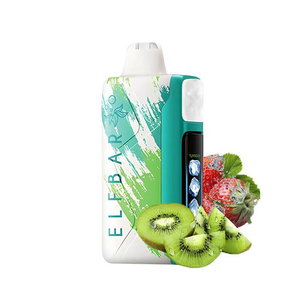 پاد یکبار مصرف الف بار آیس کینگ ۳۰۰۰۰ پاف توت فرنگی کیوی یخ | ELF BAR Ice King 30000 Puffs