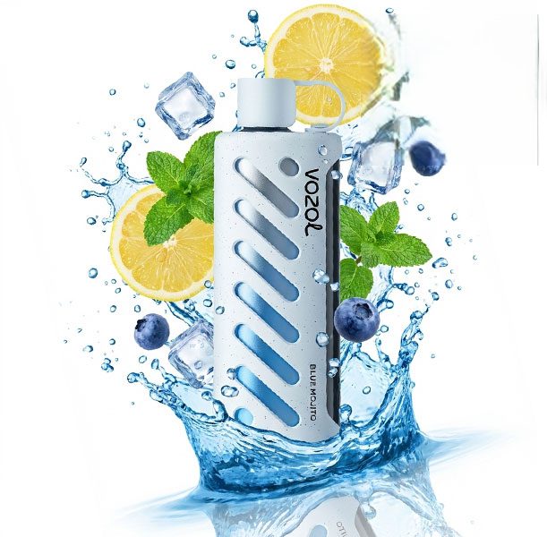 ویپ یکبار مصرف وزول گیر شیشا ۲۵۰۰۰ پاف بلوبری موهیتو | Vozol Gear Shisha Blue Mojito