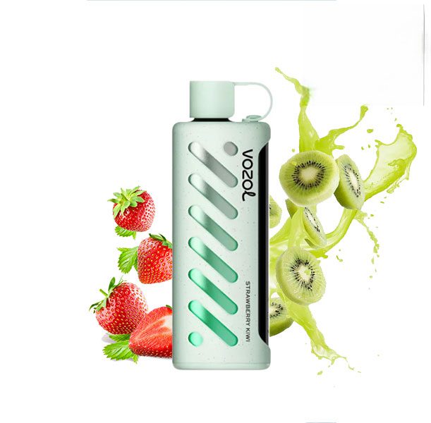 ویپ یکبار مصرف وزول گیر شیشا ۲۵۰۰۰ پاف توت فرنگی کیوی | Vozol Gear Shisha Strawberry Kiwi