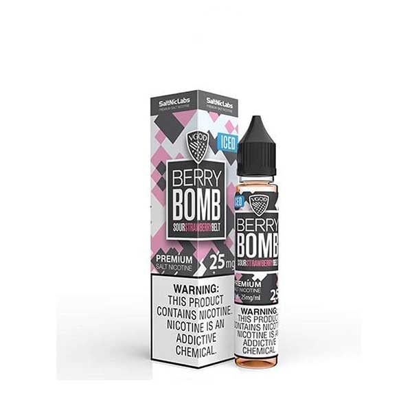 سالت نیکوتین بمب تمشک یخ ویگاد VGOD Berry Bomb Ice Saltnic