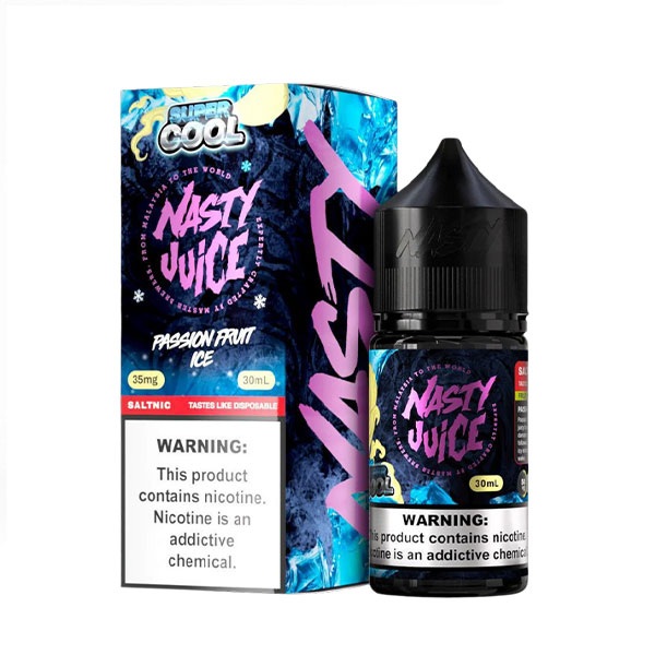 سالت پشن فروت یخ سوپرکول نستی Nasty Supercool Passion Fruit ICE
