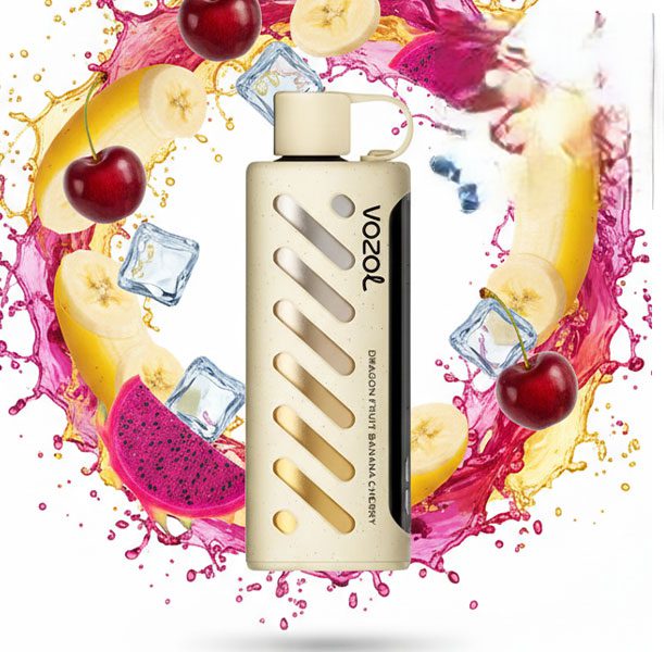ویپ یکبار مصرف وزول گیر شیشا ۲۵۰۰۰ پاف دراگون فروت موز | Vozol Gear Shisha Dragon Fruit Banana