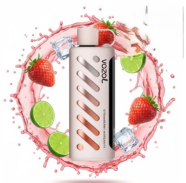 ویپ یکبار مصرف وزول گیر شیشا ۲۵۰۰۰ پاف توت فرنگی لیمو | Vozol Gear Shisha Strawberry Margarita