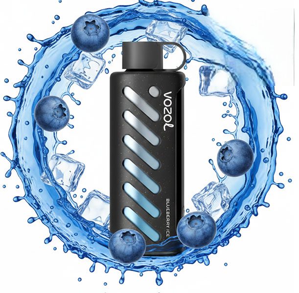 ویپ یکبار مصرف وزول گیر شیشا ۲۵۰۰۰ پاف بلوبری یخ | Vozol Gear Shisha Blueberry Ice