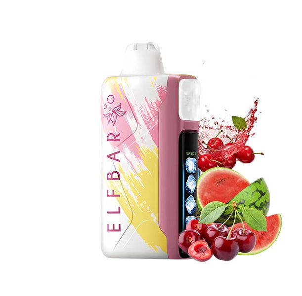پاد یکبار مصرف الف بار آیس کینگ ۳۰۰۰۰ پاف گیلاس هندوانه | ELF BAR Ice King 30000 Puffs Cherry Watermelon