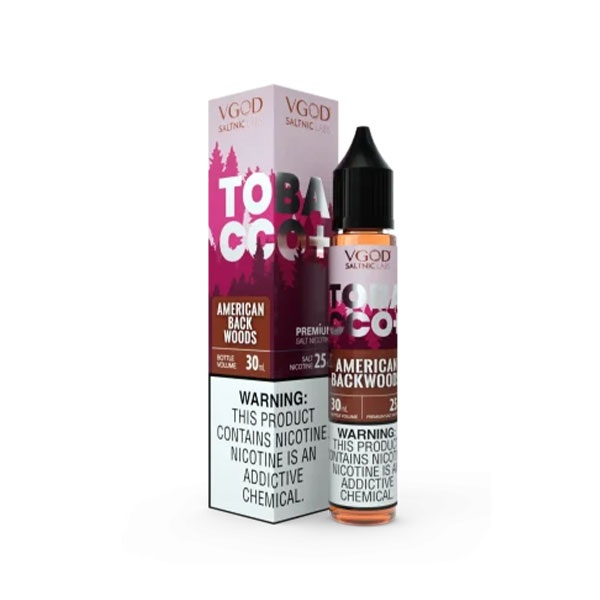 سالت ویگاد تنباکو آمریکایی VGOD Tobacco+ American Backwoods Tobacco