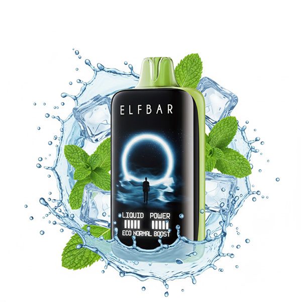 پاد یکبار مصرف الف بار مون نایت ۴۰۰۰۰ پاف نعنا یخ | ELF BAR Moonnight 40000P Miami Mint