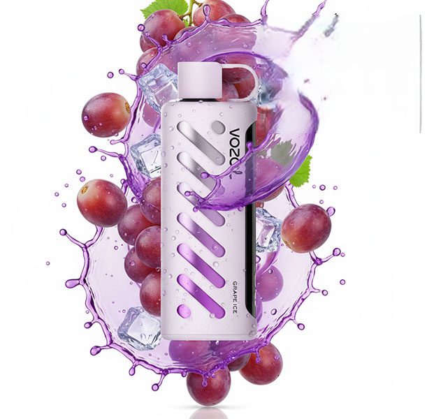 ویپ یکبار مصرف وزول گیر شیشا ۲۵۰۰۰ پاف انگور یخ | Vozol Gear Shisha Grape Ice