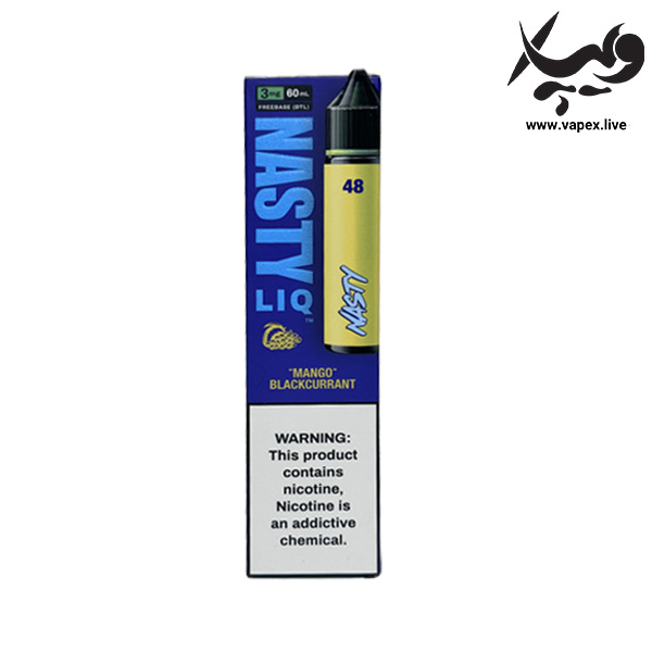 جویس انبه بلک کارنت نستی Nasty LIQ 48 Mango Blackcurrant 60ML | بررسی طعم و مشخصات