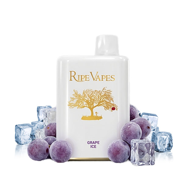 پاد یکبار مصرف آیوری رایپ ویپز ۴۰۰۰۰ پاف انگور یخ | Ripe Vapes IVORY Grape Ice