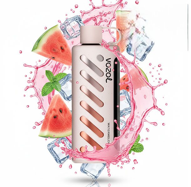 ویپ یکبار مصرف وزول گیر شیشا ۲۵۰۰۰ پاف هندوانه یخ Vozol Gear Shisha 25000 Puff Watermelon Ice