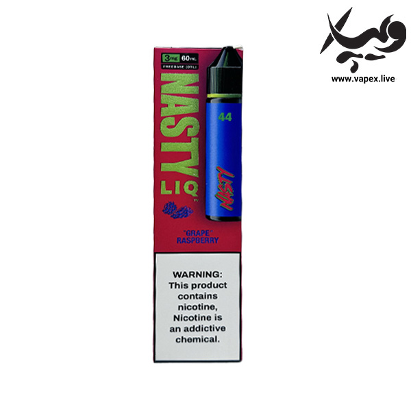 جویس انگور تمشک نستی Nasty LIQ 44 Grape Raspberry 60ML | بررسی طعم و مشخصات