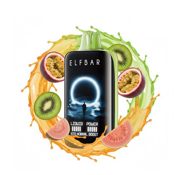 پاد یکبار مصرف الف بار مون نایت ۴۰۰۰۰ پاف کیوی پشن فروت گواوا | ELF BAR Moonnight 40000P Kiwi Passionfruit Guava