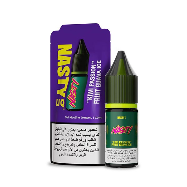 سالت کیوی پشن فروت گواوا نستی ۱۰ میل Nasty Kiwi Passionfruit Guava Liq 36 10ML