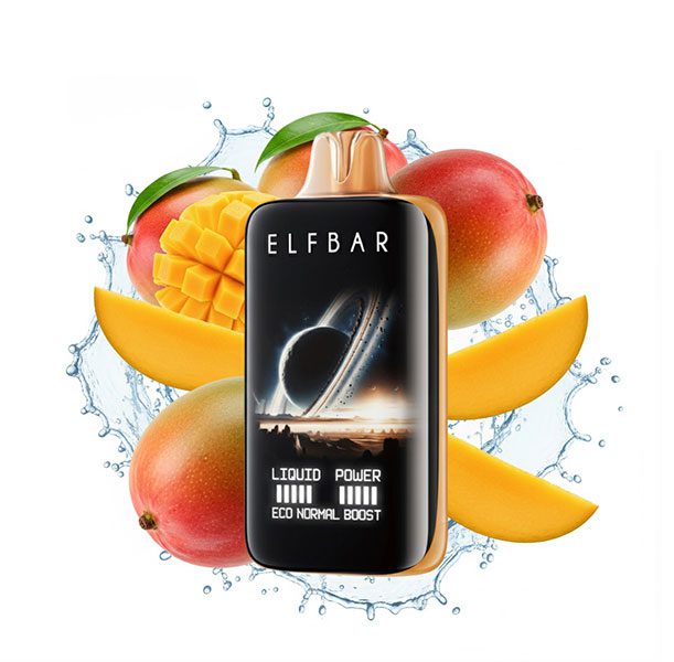 پاد یکبار مصرف الف بار مون نایت ۴۰۰۰۰ پاف انبه ترش و شیرین | ELF BAR Moonnight 40000P Double Mango