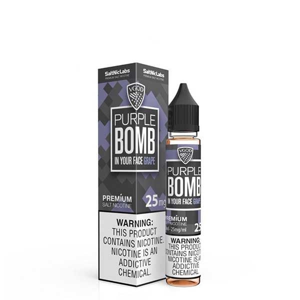 سالت نیکوتین ویگاد بمب انگور ویگاد VGOD Purple Bomb Saltnic