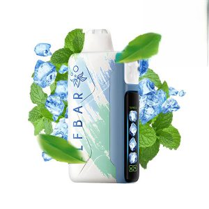 پاد یکبار مصرف الف بار آیس کینگ ۳۰۰۰۰ پاف نعنا یخ ELF BAR Ice King 30000 Puffs Miami Mint